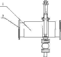 Ore pulp non-pressure pipeline sampler