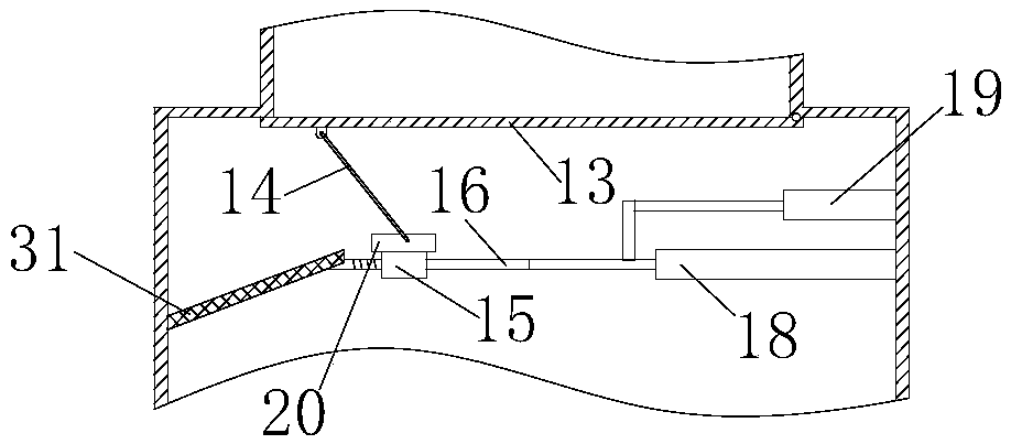 Corn crushing device for agricultural production