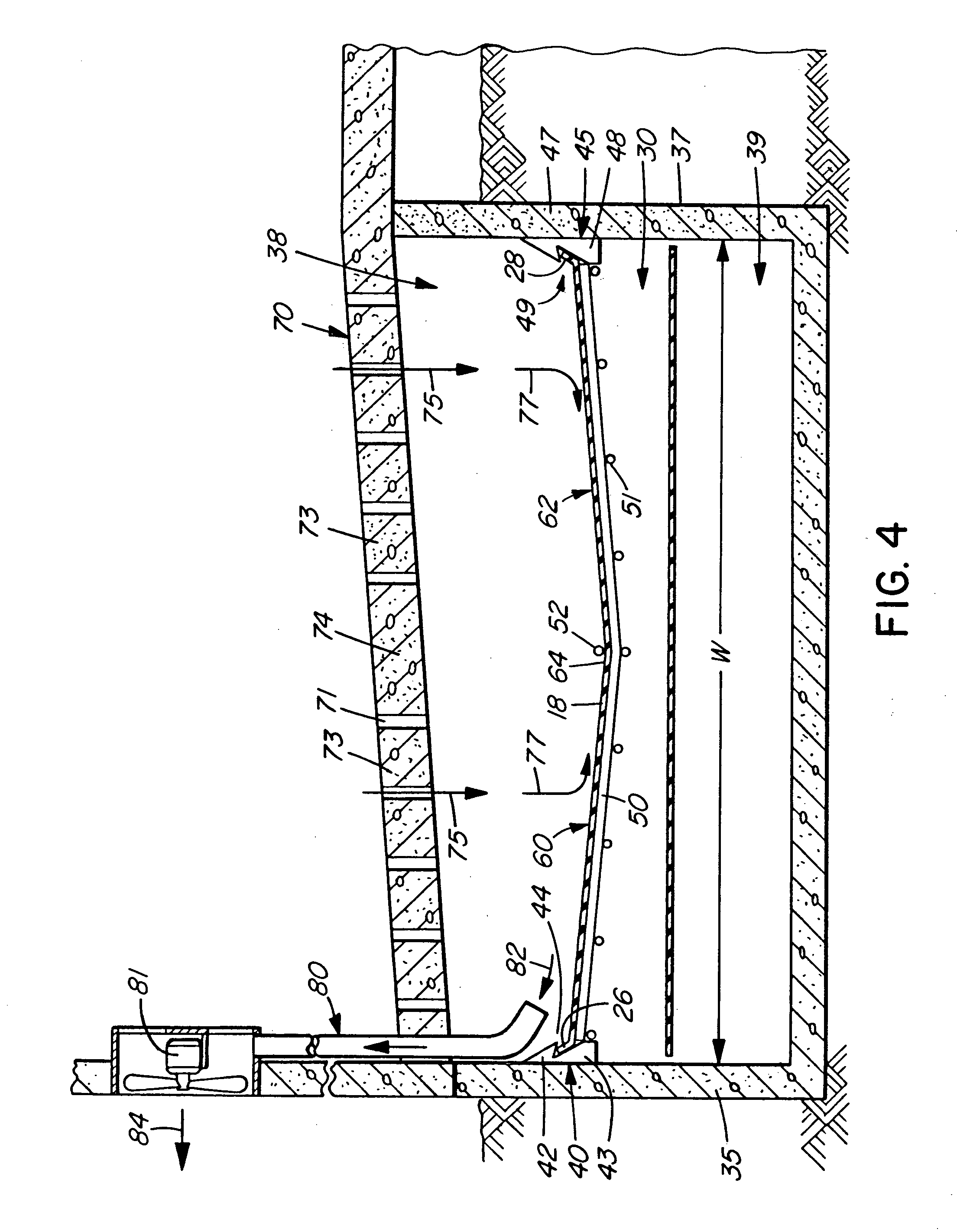 Waste collection system for separating liquid waste from solid waste