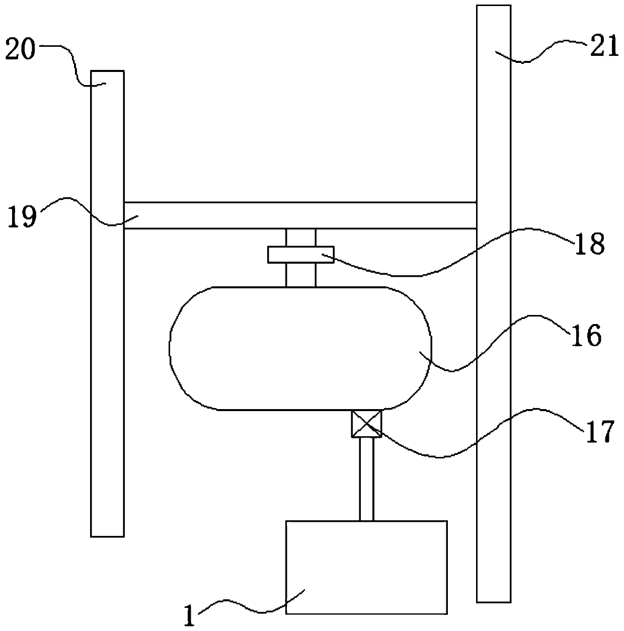 Oil spraying device of bituminous rubber wheel road roller