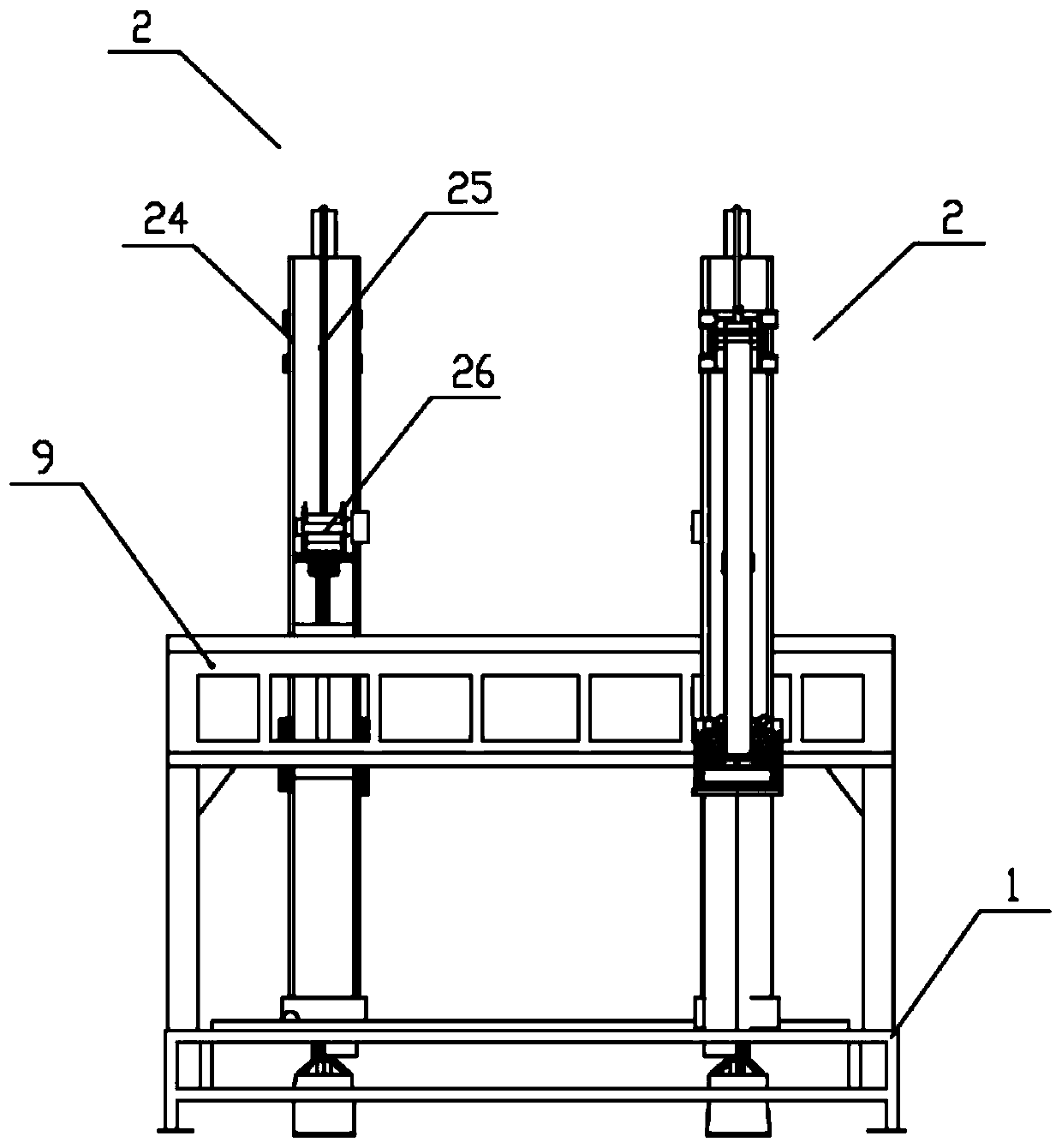 Rotary drilling rig for angling method construction and using method thereof