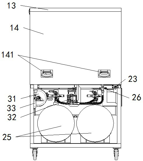 Low-temperature storage and transportation box device