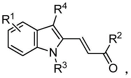 Polysubstituted indole compound and preparation method thereof