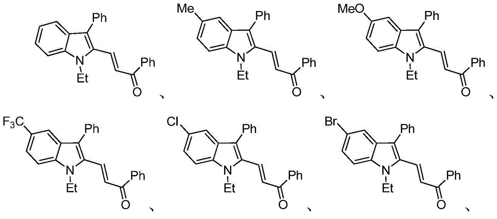 Polysubstituted indole compound and preparation method thereof