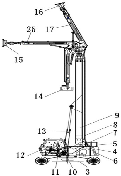 High-altitude operation equipment for ship coating