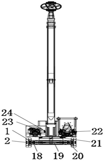 High-altitude operation equipment for ship coating