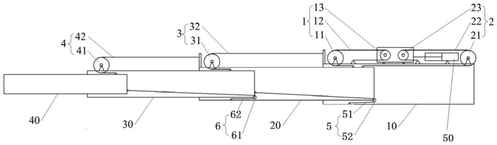 A telescopic arm structure, operating arm and engineering machinery