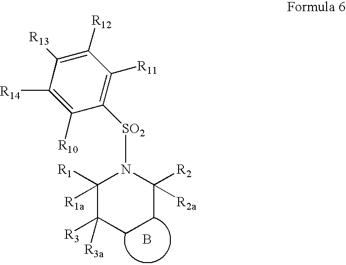 5-(arylsulfonyl)-pyrazolopiperidines