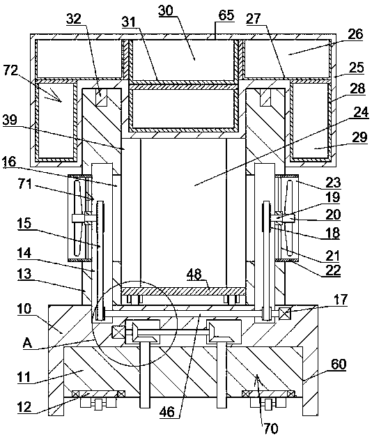 Computer host cabinet