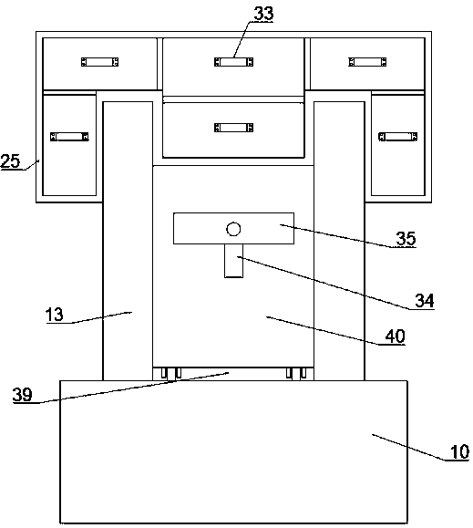 Computer host cabinet