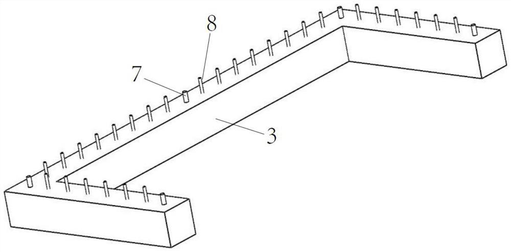 Green fabricated concrete prefabricated component and preparation method thereof