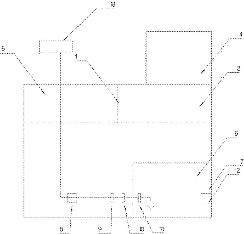 Detector for sealing performance of hydraulic actuating element of automatic speed changer and detection method thereof