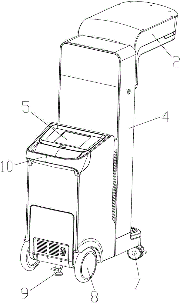 Gout therapeutic apparatus and light source material employed by gout therapeutic apparatus