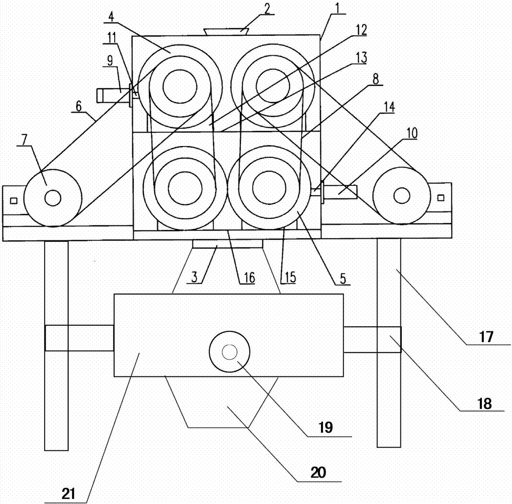 Using method for feed pulverizer with separating screen