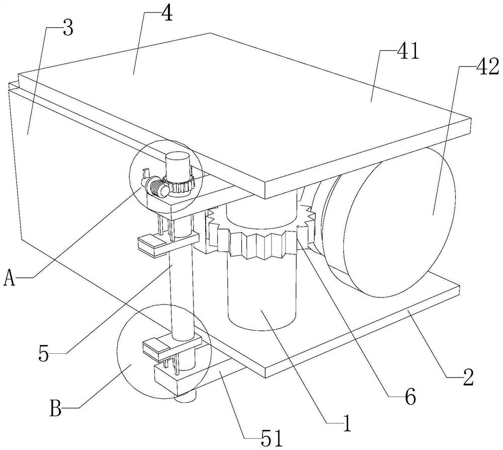 Monitoring device for intelligent municipal security pavilion