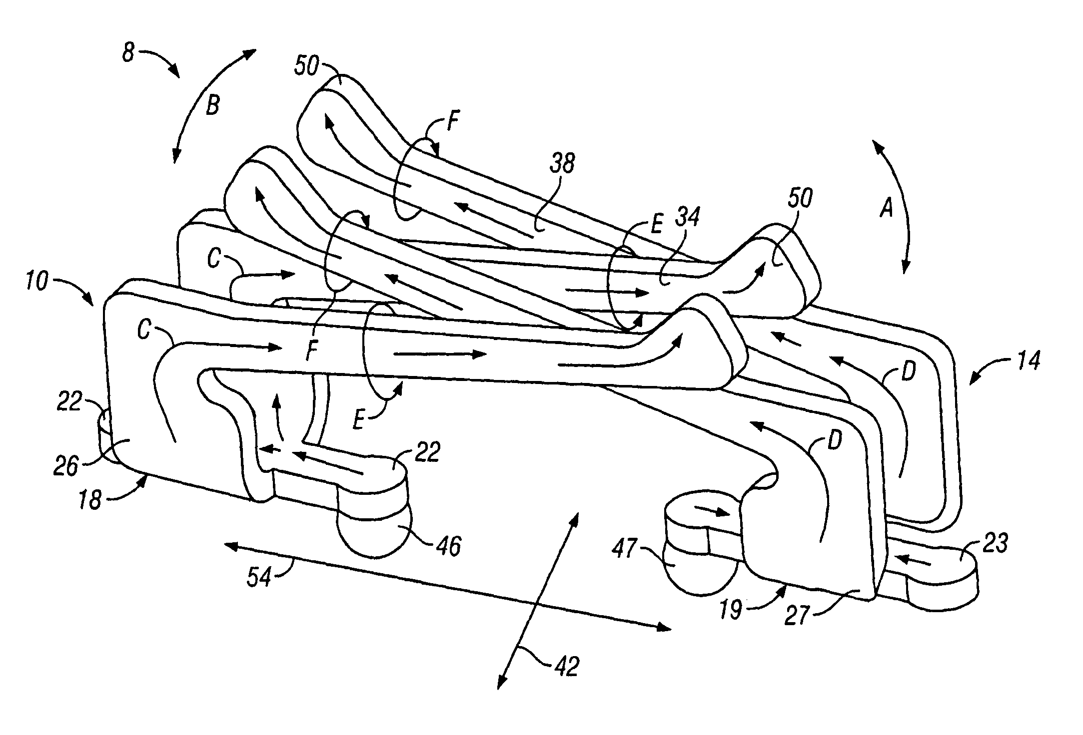 Contact having multiple contact beams