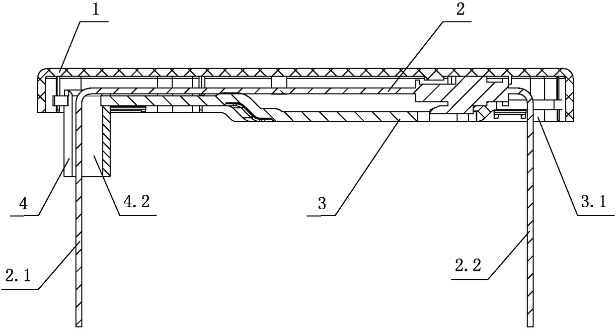 A hinge assembly for a refrigerator