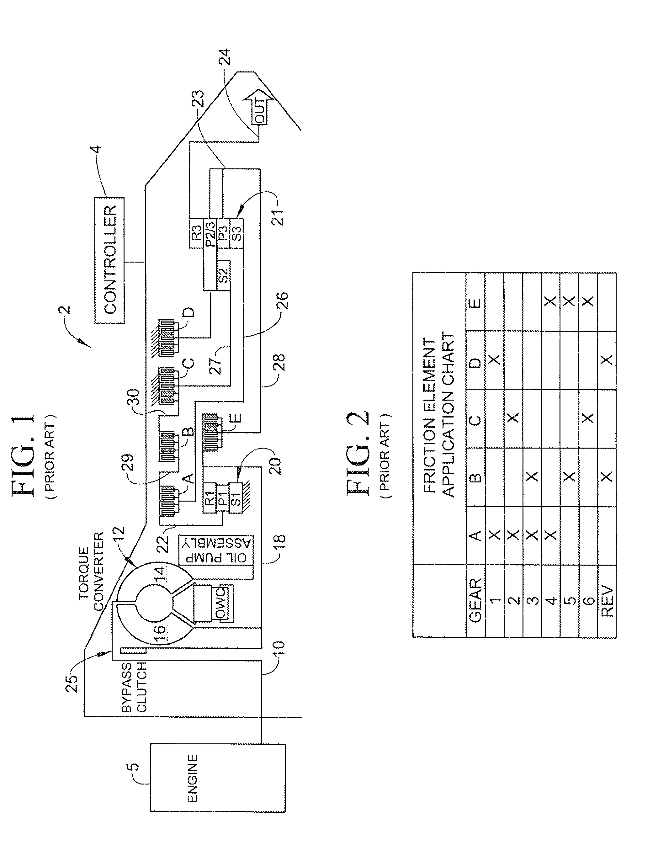 Closed-loop torque phase control for shifting automatic transmission gear ratios based on friction element load sensing