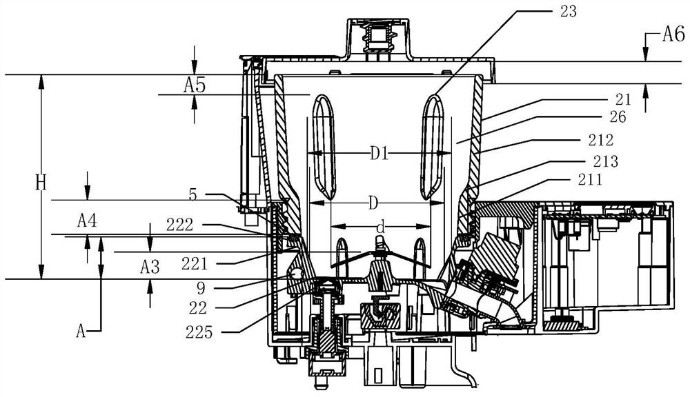 Automatic cleaning method of intelligent household food processor