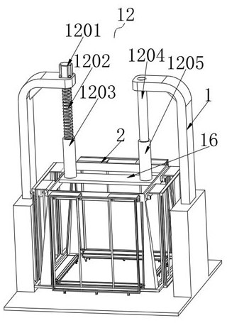 Product palletizing production equipment with self-checking function