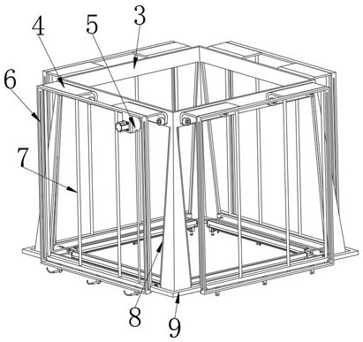 Product palletizing production equipment with self-checking function