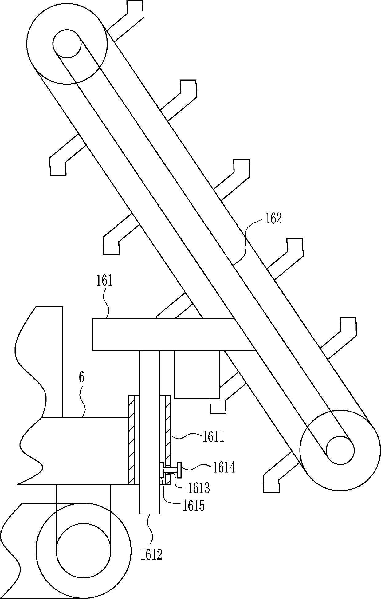 Ground earthwork collection equipment for rare earth mines