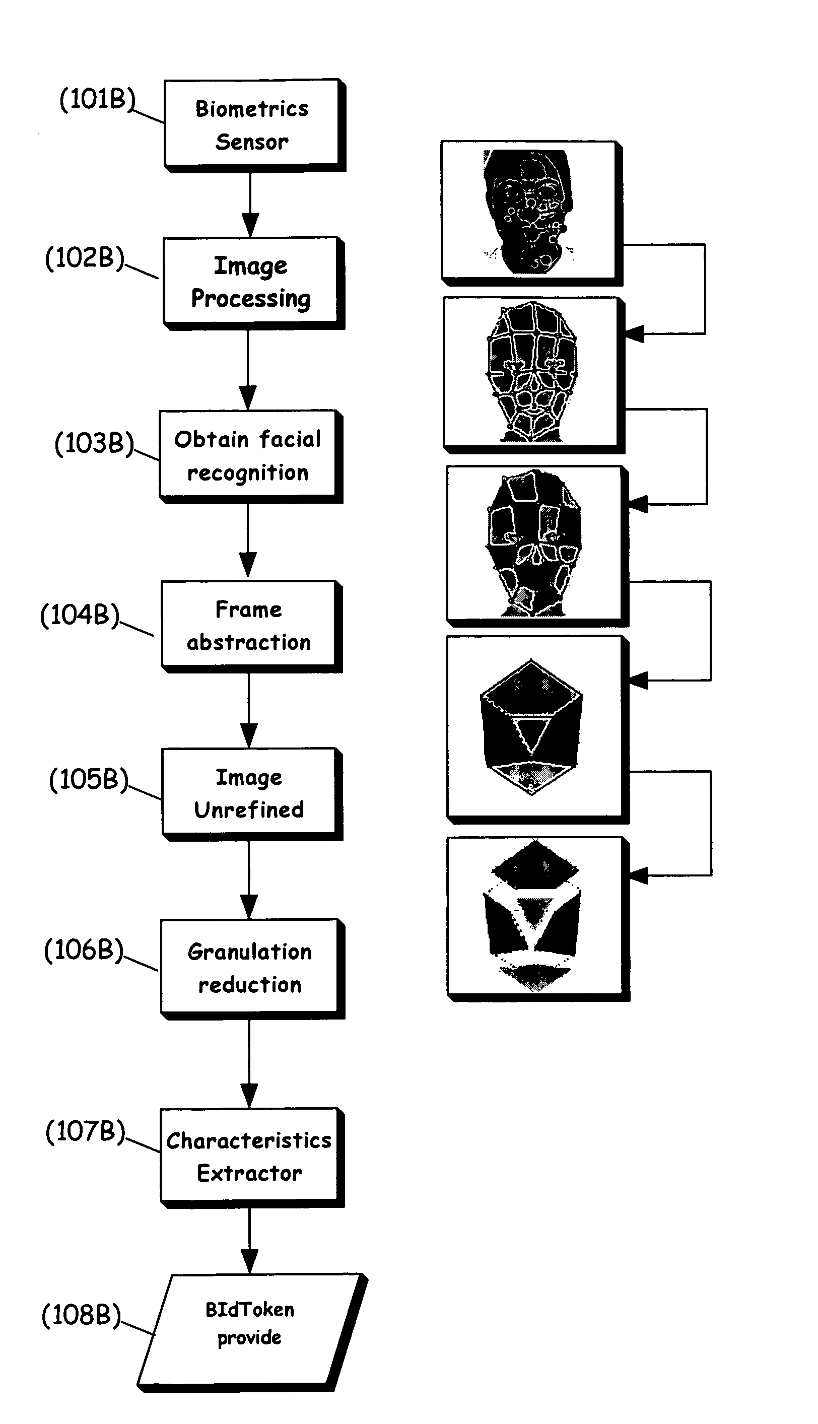 System and method for traceless biometric identification