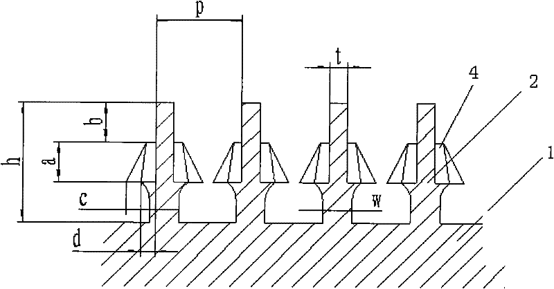 Novel high-efficiency heat exchange pipe for condenser of electric refrigeration unit