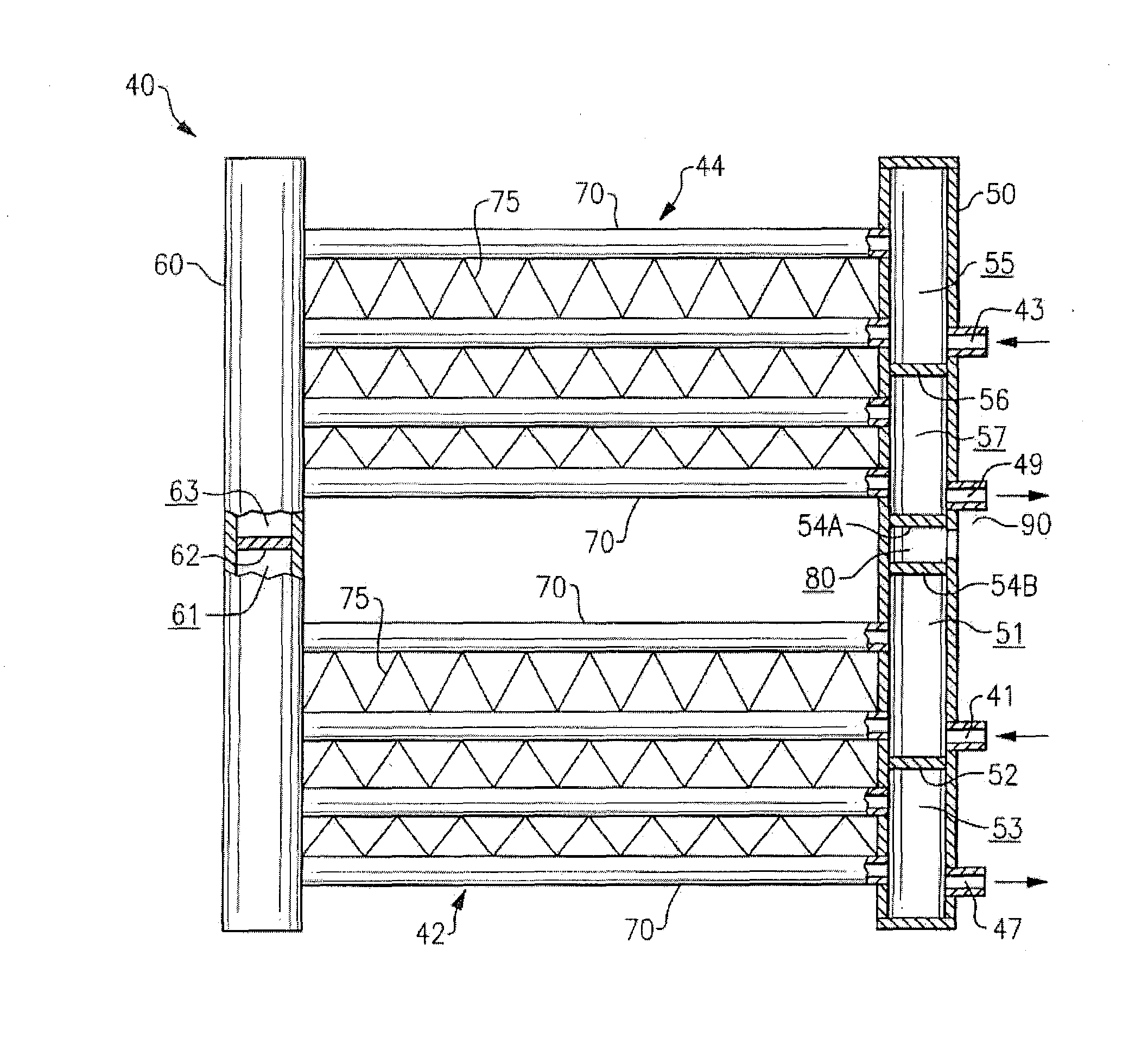 Multi-circuit heat exchanger