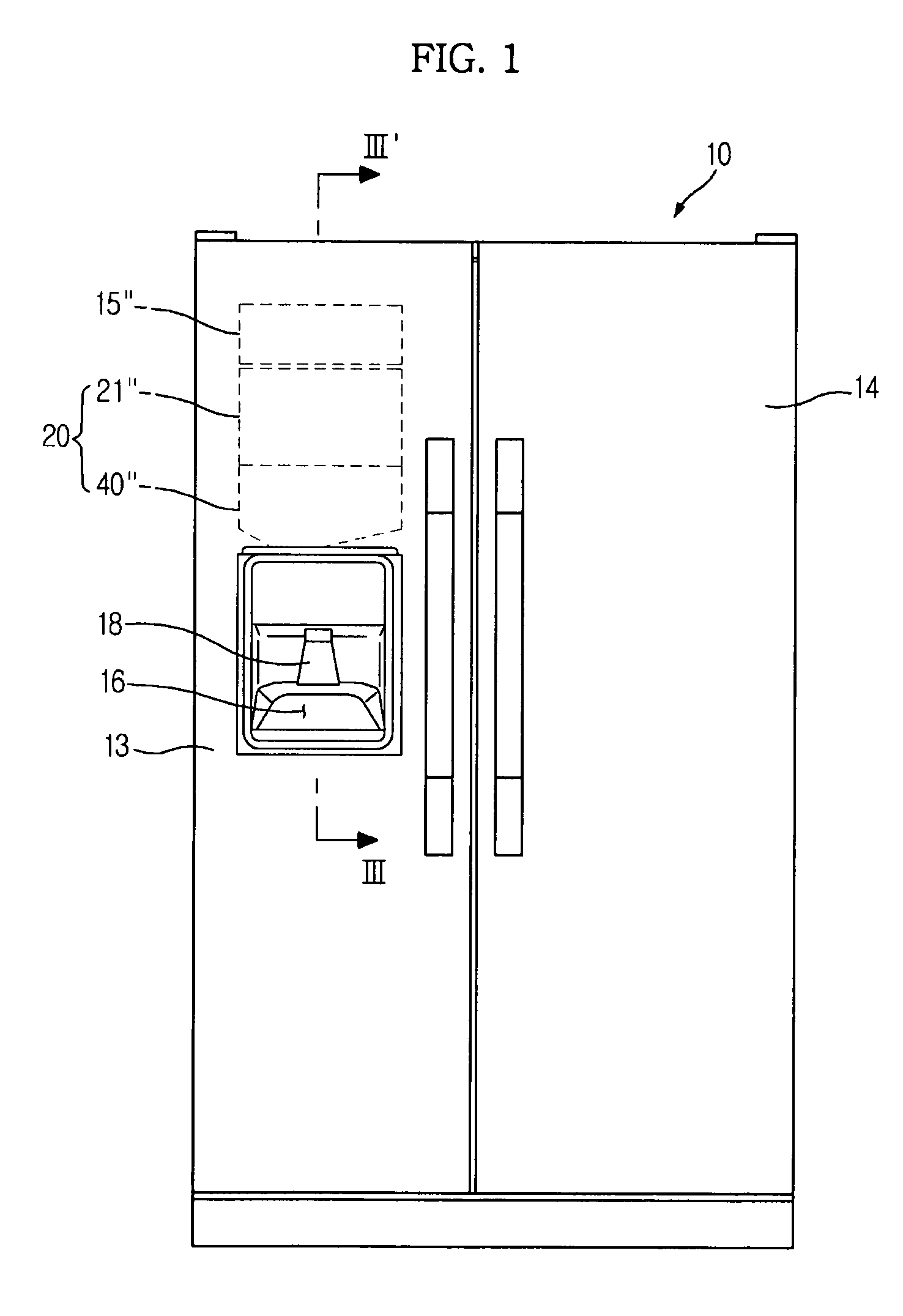 Ice supply device and refrigerator having an ice container capable of being separated from an ice breaking unit