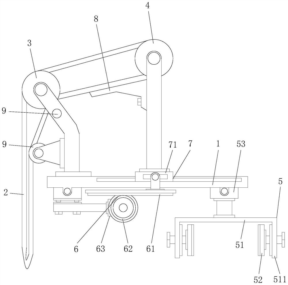 An auxiliary device for starting a car on a slope