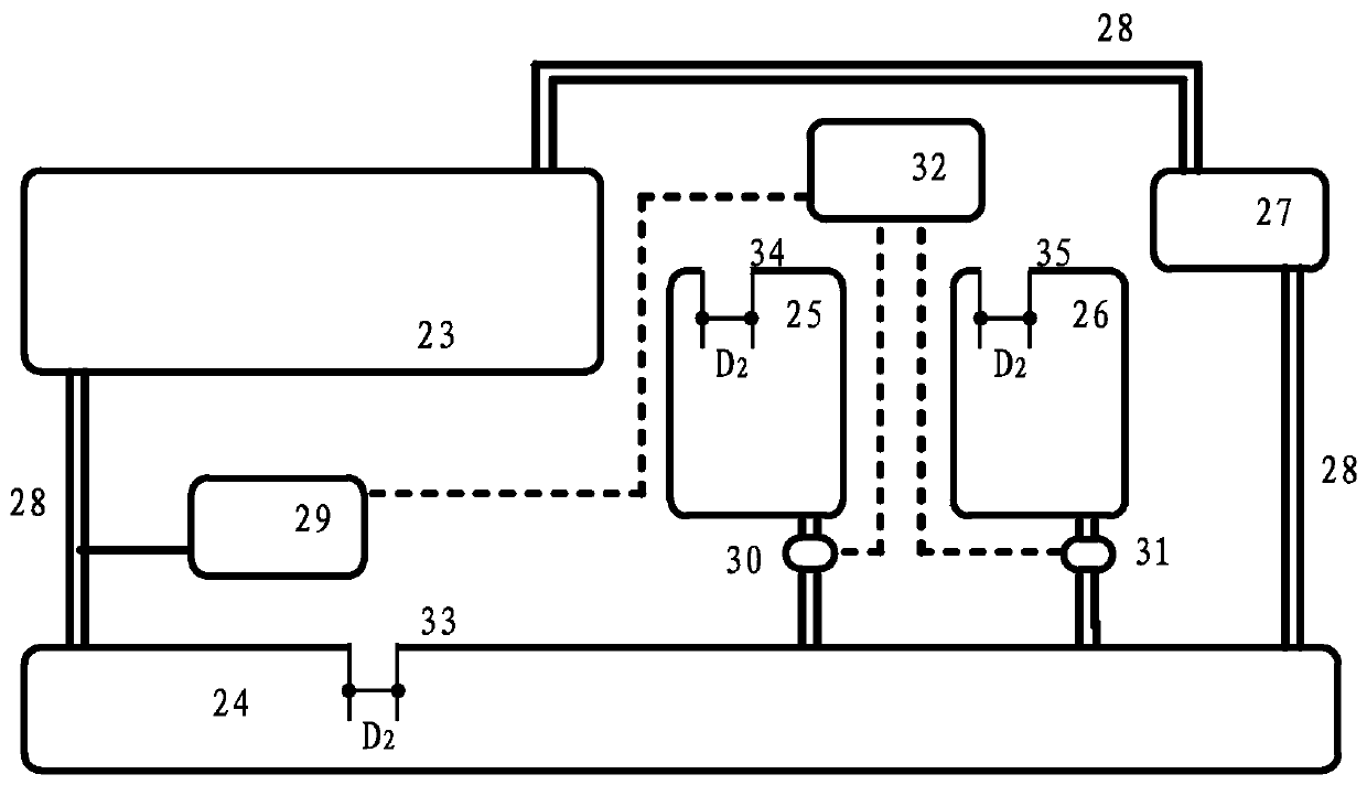 Electrical parameter online adjustable high power pulse forming line and electrical parameter adjustment method