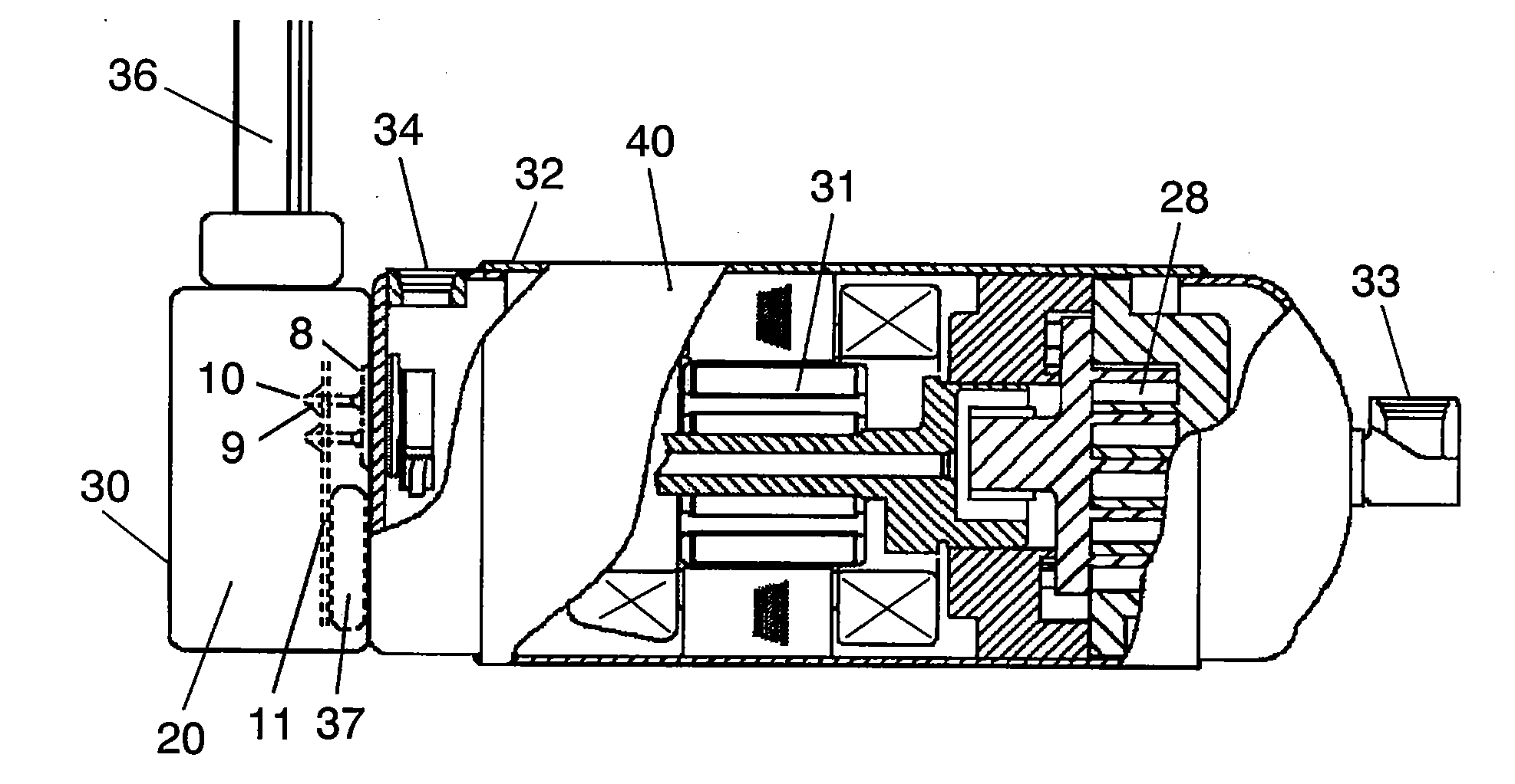 Electrically Driven Compressor Integral with Inverter Device, and Vehicle Air Conditioner Where the Compressor is Used