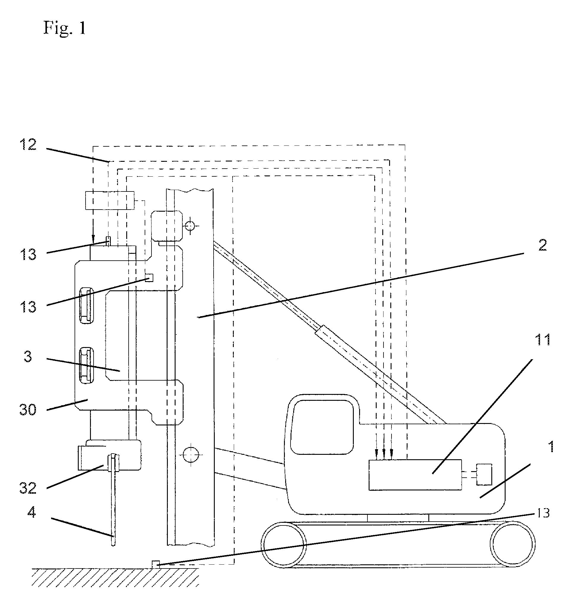 Apparatus for pile-driving or drilling