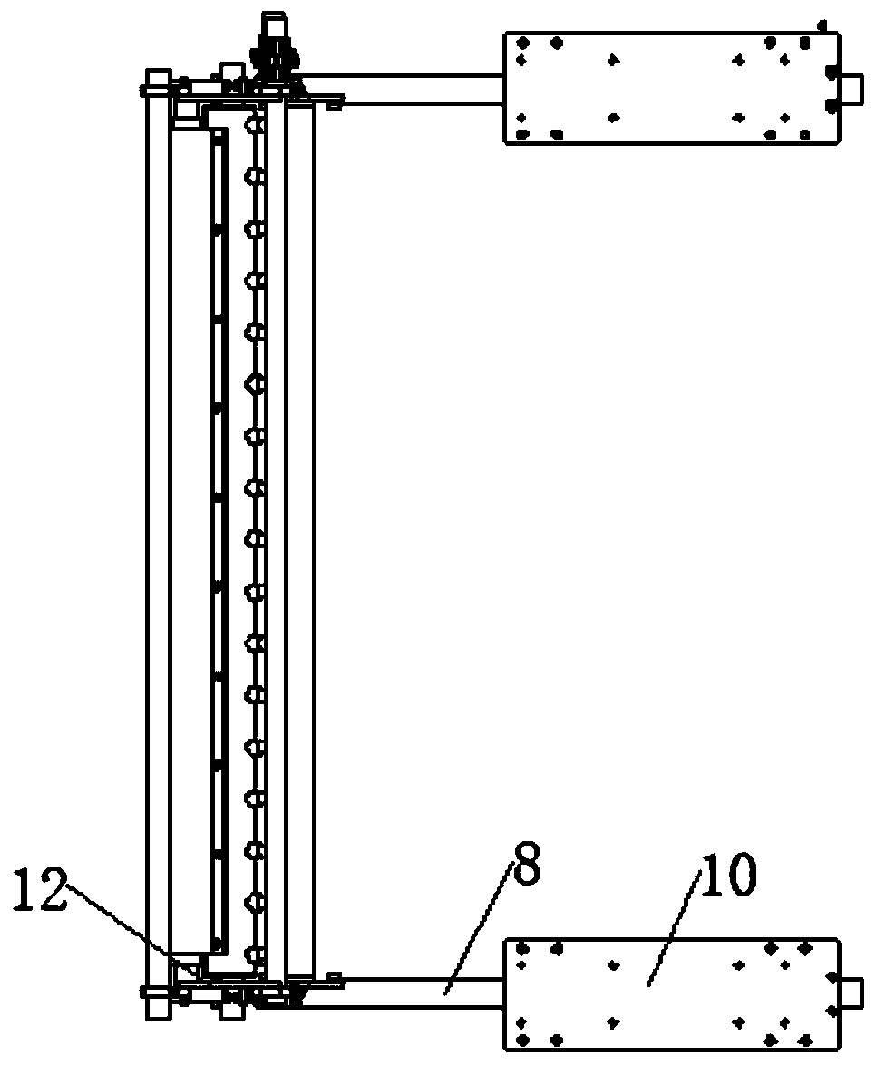 Copper foil washing device of crude foil engine