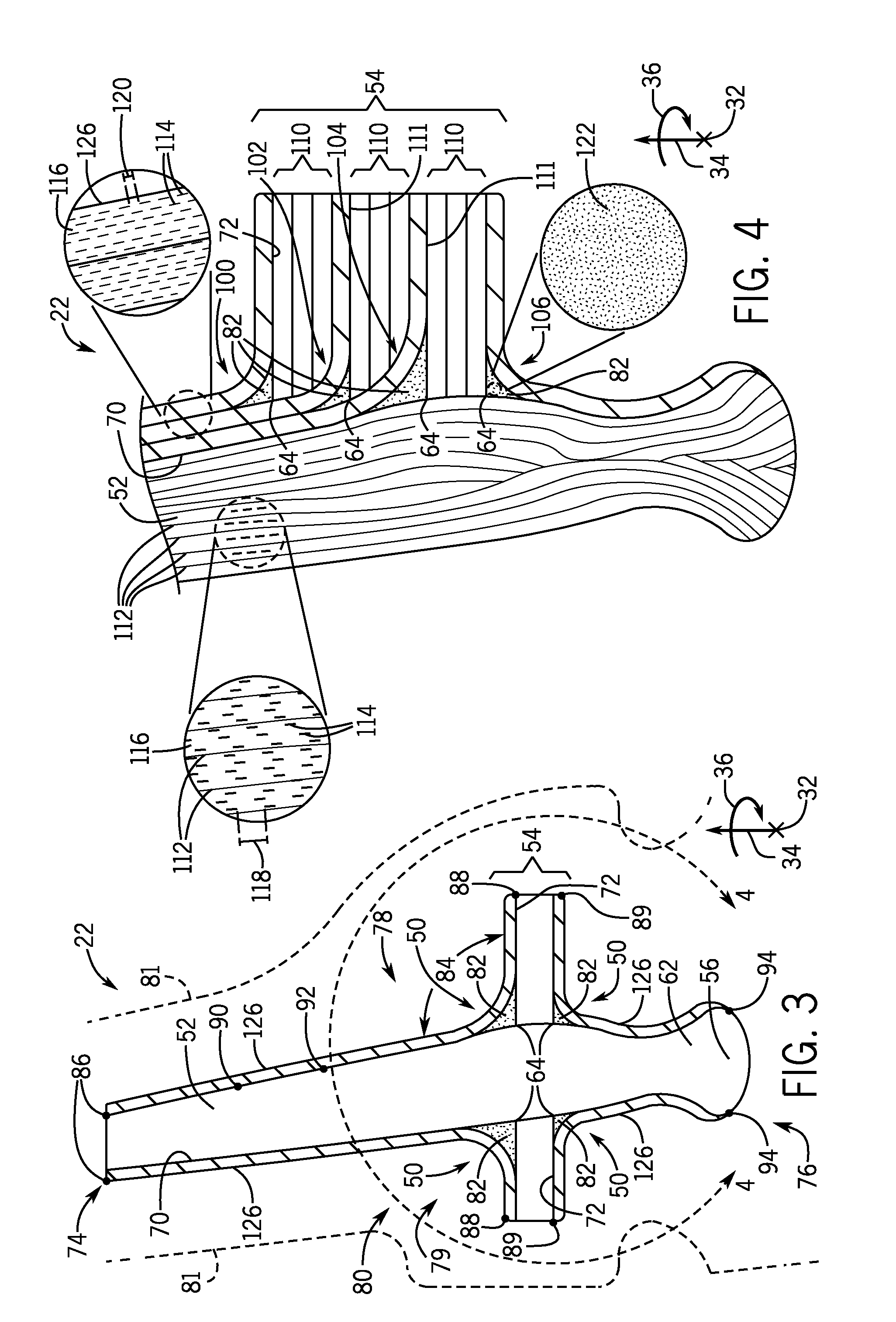 Systems and method for a composite blade with fillet transition