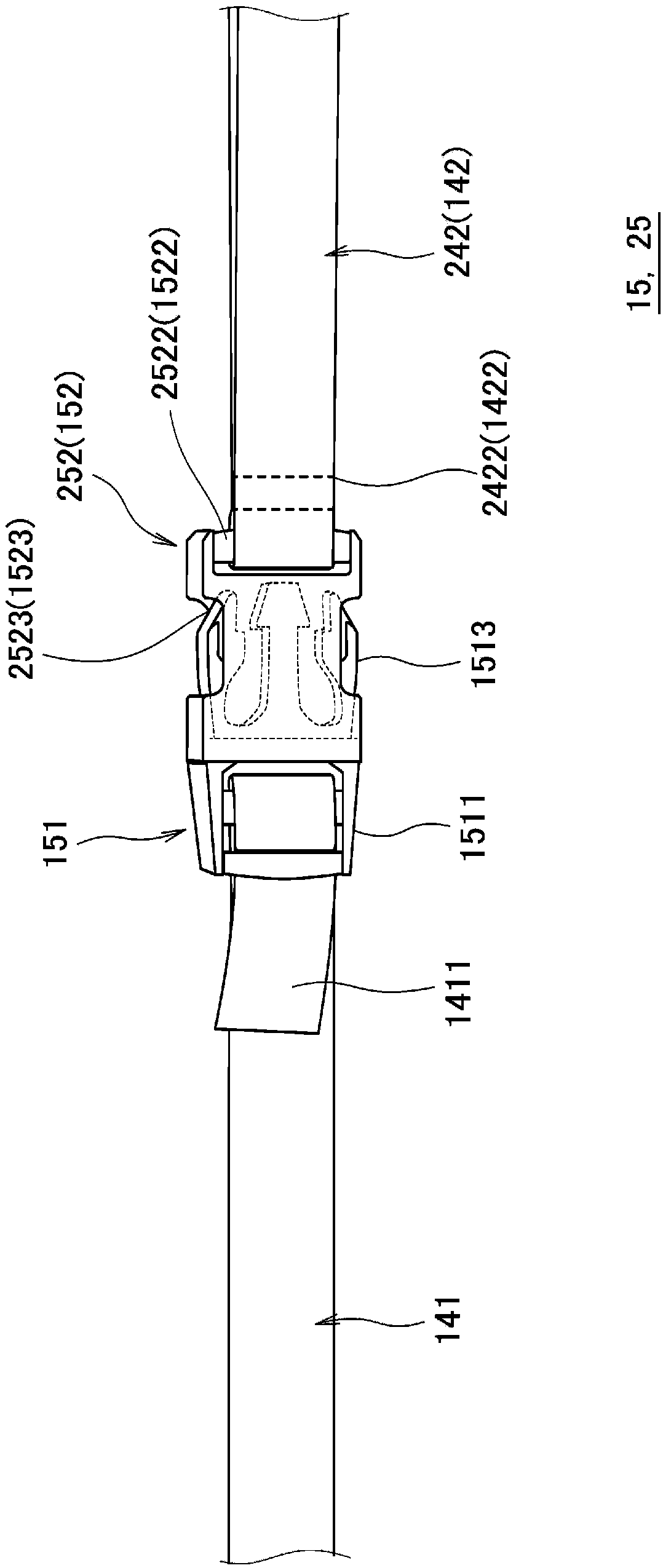 Tire anti-skid device and main body for tire anti-skid device