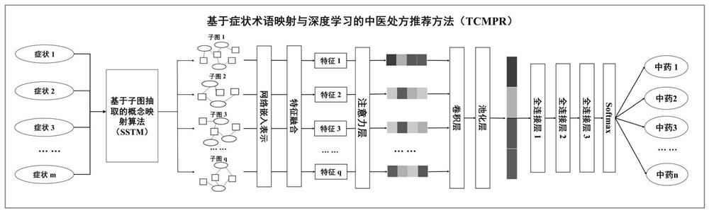 Traditional Chinese medicine prescription recommendation method based on symptom term mapping and deep learning