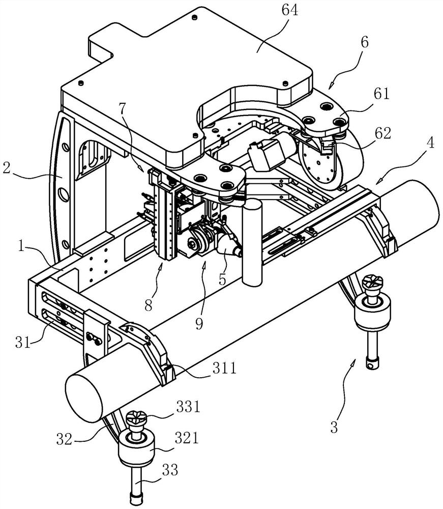 Equipment and method for repairing in-service BOSS weld with defects