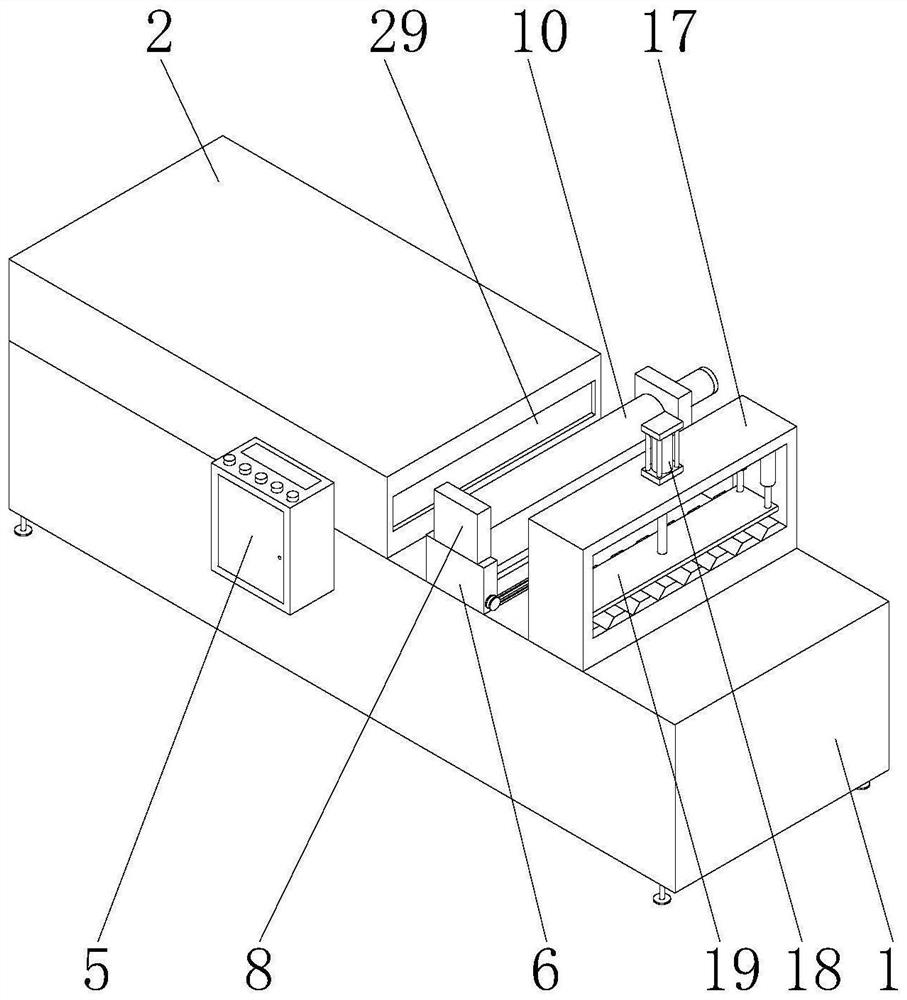 Fireproof roller shutter door surface pattern forming processing equipment and forming process thereof