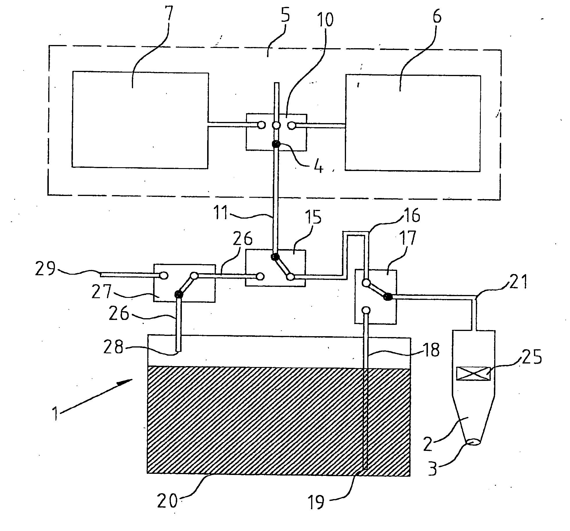 Cleaning of system for dispensing of liquid droplets