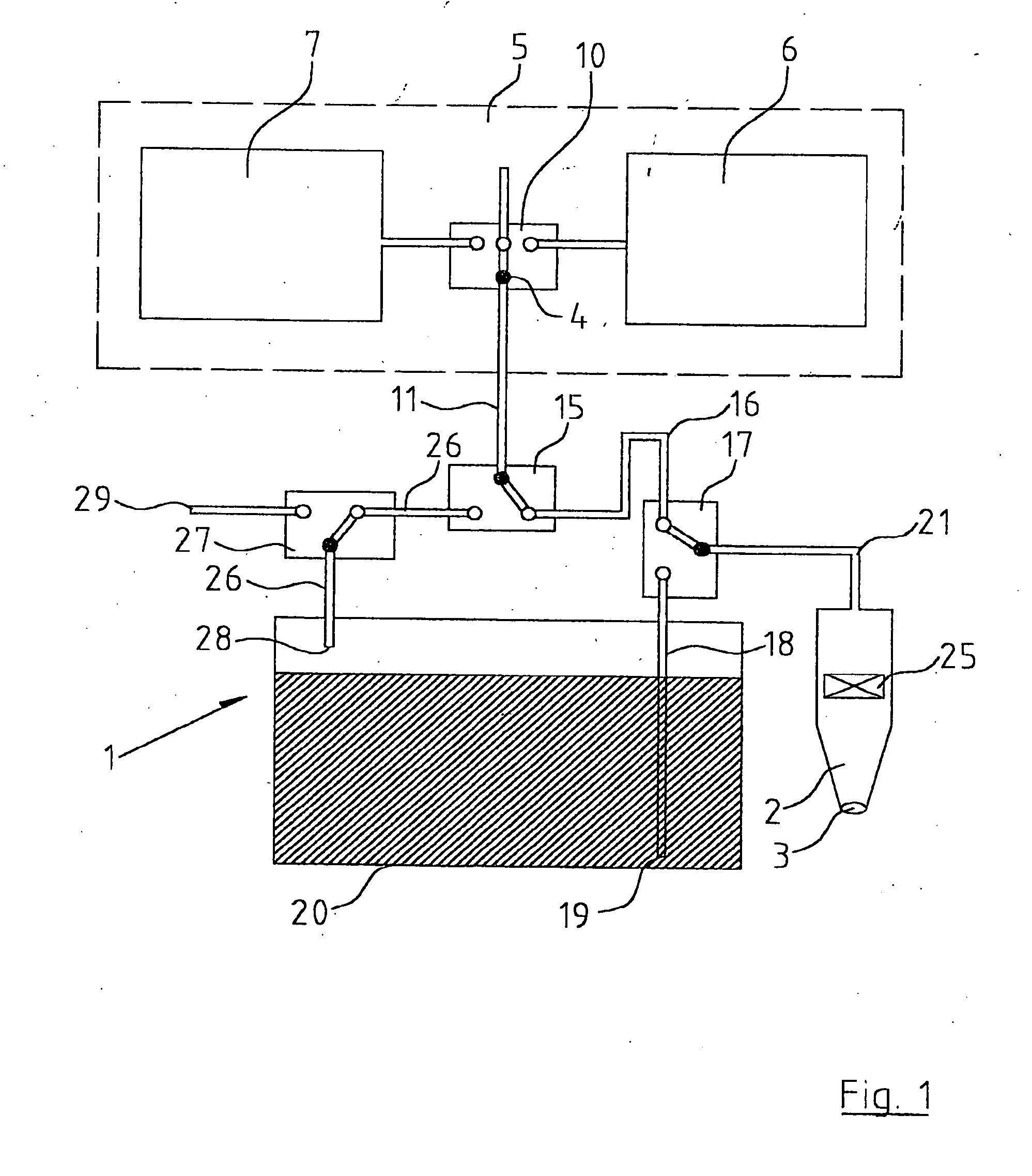 Cleaning of system for dispensing of liquid droplets