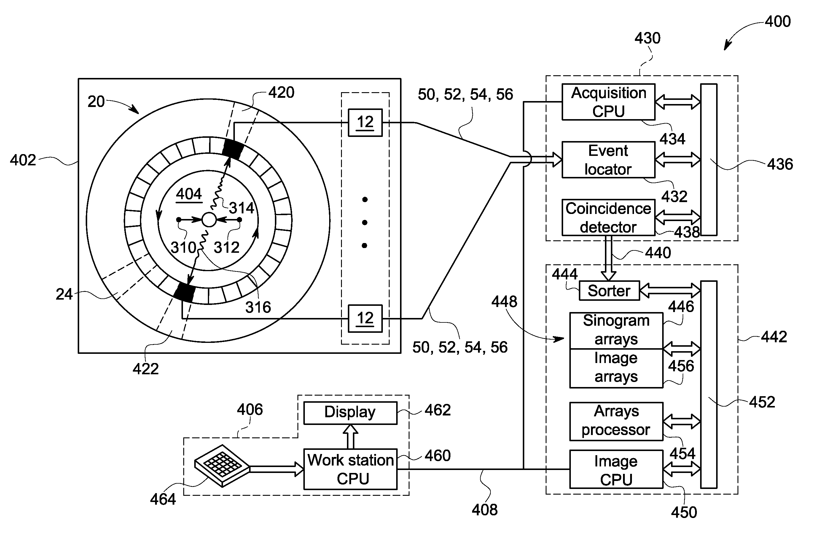 System and method for correcting timing errors in a medical imaging system