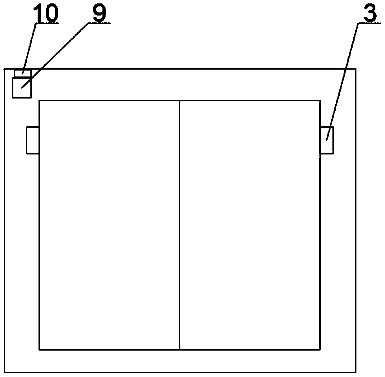 An easy-to-install alarm sliding window