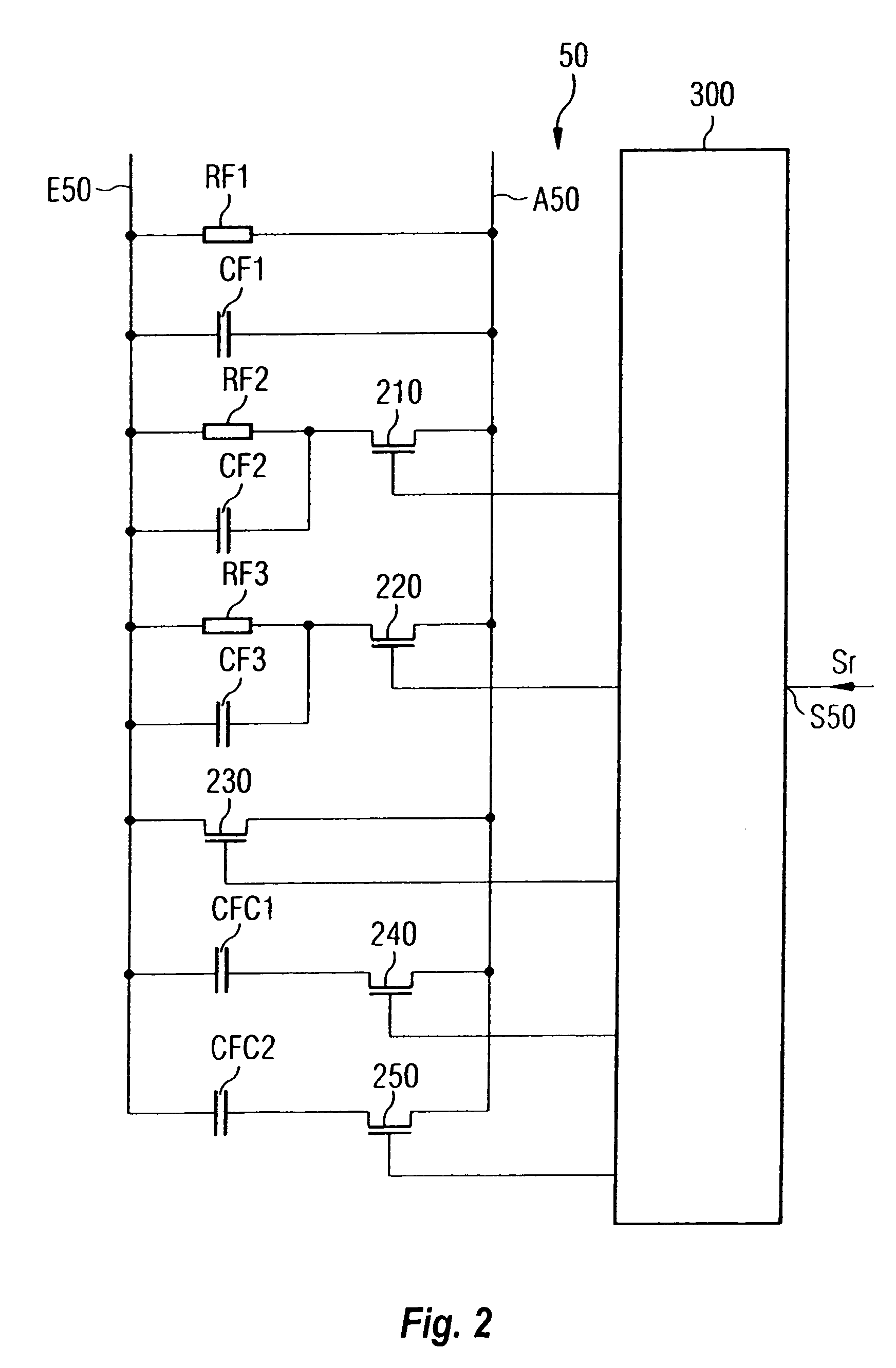 Receiver circuit having an optical reception device