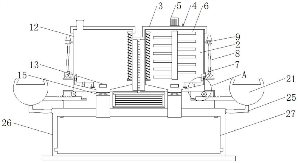 Flushing device for clinical operation of general surgery department