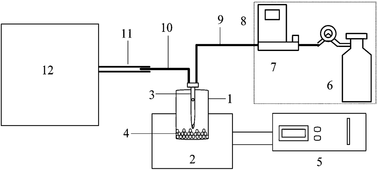 Device and method for quickly and non-destructively identifying aged grains of different years