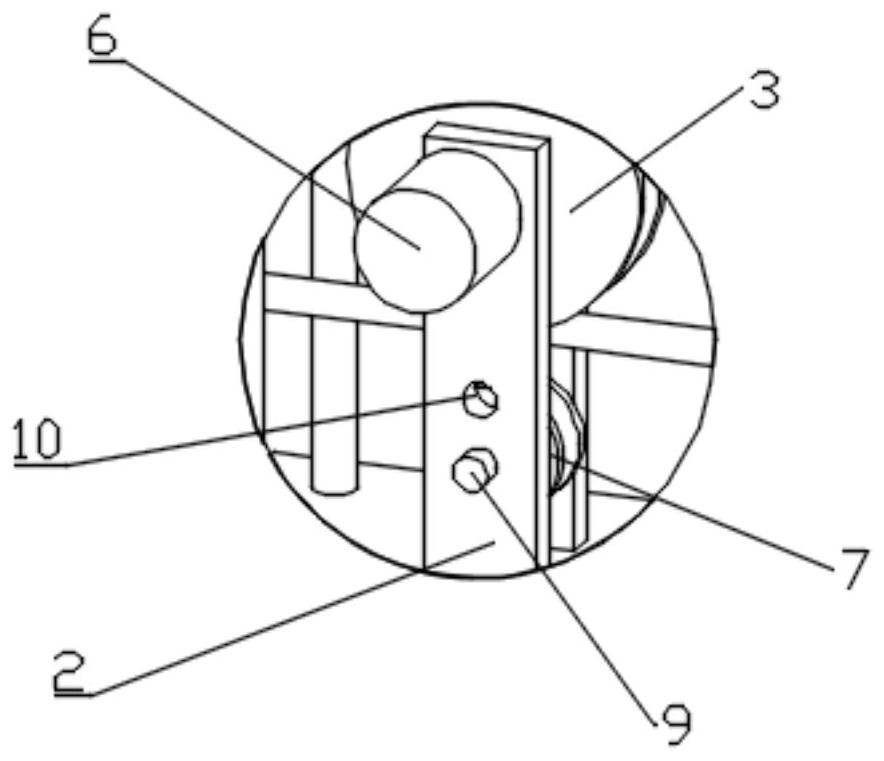 Automatic clamping mechanism of electric power inspection robot