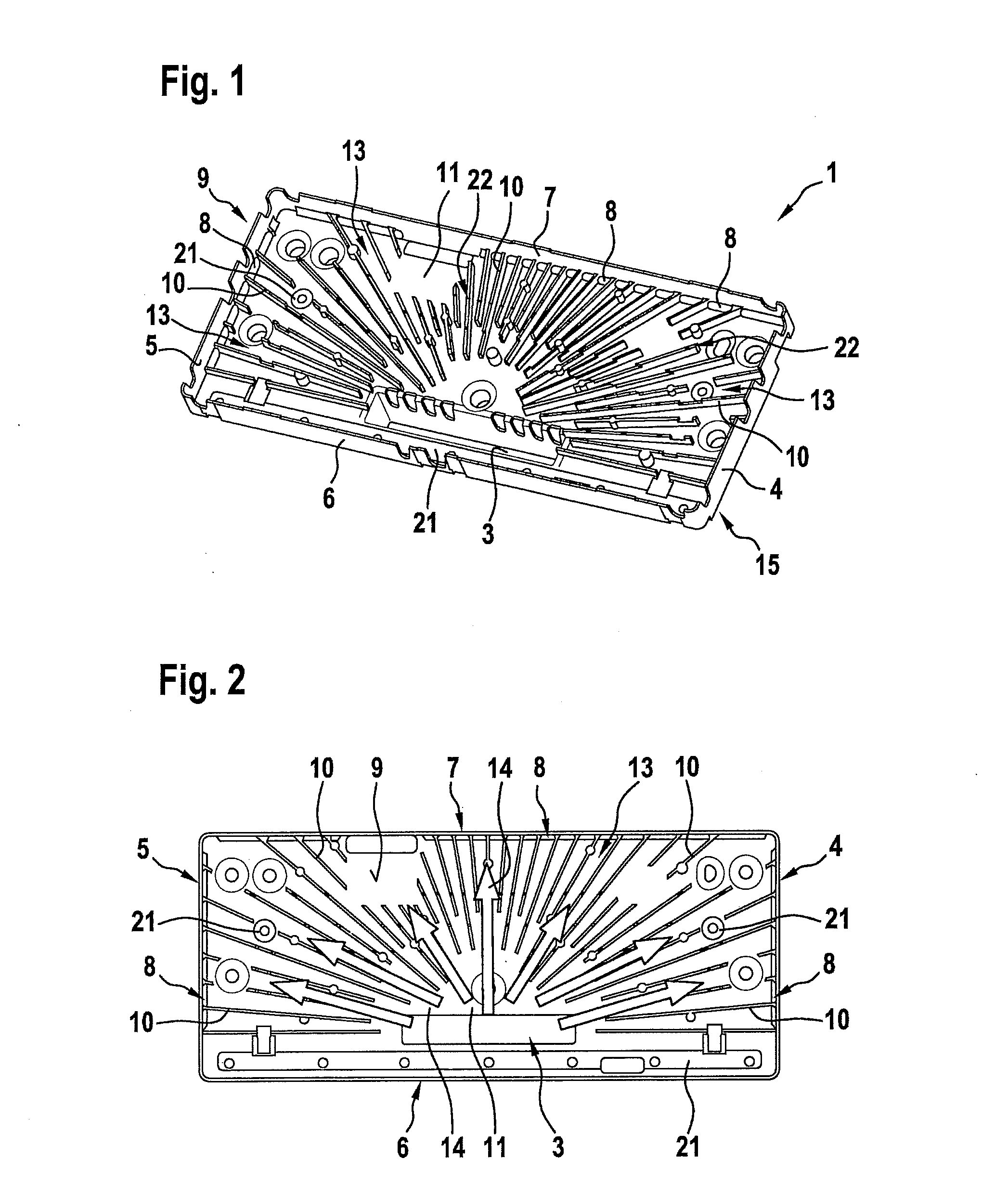 Carrier for a display module and display apparatus having such a carrier