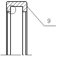 Method and device for measuring angle of flange